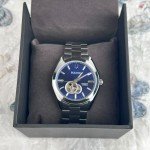 Vintage Bulova Surveyor Blue Dial Men's Watch