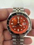 Seiko 5 Sports GMT Men's Watch - Orange Dial