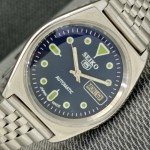 Vintage Seiko 5 Automatic Blue Dial Men's Watch