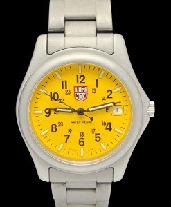 LUMINOX H3 MBM Vintage Men's Yellow Dial Watch