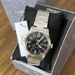 Seiko 5 Men's Automatic Watch - Black Dial