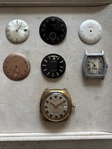 Vintage Watch Dials and Automatic Watch Lot