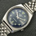 Vintage Seiko 5 Automatic Blue Dial Men's Watch