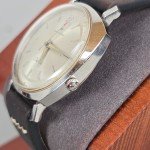 Vintage Hamilton Electric Watch with Black Leather Strap