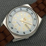 Vintage Seiko 5 Automatic Men's Watch – White Dial