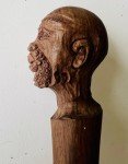 Unique Hand-Carved Vintage Walking Stick Cane
