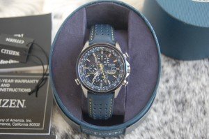 Citizen Men's Quartz Watch with Leather Strap