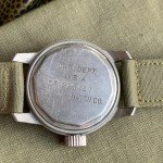1950 Bulova US Military Luminous Steel Wristwatch