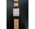 Seiko Slim Tank Vintage Leather Wrist Watch
