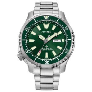 Citizen Eco-Drive Promaster Dive Watch - Silver/Green