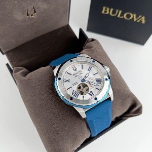 Bulova Marine Star Automatic Watch with Blue Strap