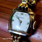 Gold Toned Vintage Rensie Wind-Up Wristwatch