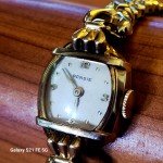 Gold Toned Vintage Rensie Wind-Up Wristwatch