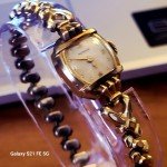 Gold Toned Vintage Rensie Wind-Up Wristwatch