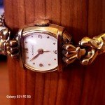 Gold Toned Vintage Rensie Wind-Up Wristwatch