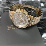 Bulova Octava Men's Quartz Watch - Silver Gold