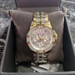 Bulova Octava Men's Quartz Watch - Silver Gold