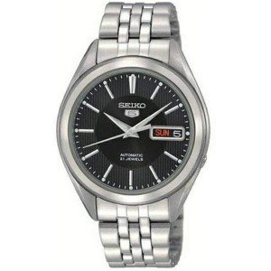 Seiko 5 Black Dial Men's Watch - SNKL23K1