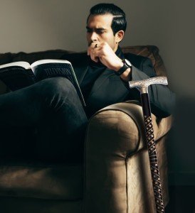 Vintage Wooden Walking Cane - Unisex Victorian Gift