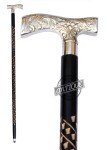 Vintage Wooden Walking Cane - Unisex Victorian Gift