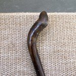 Hand-Carved Vintage Wooden Walking Stick Cane