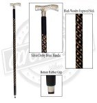 Vintage Wooden Walking Cane - Unisex Victorian Gift
