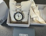 Seiko 5 Sports Automatic Watch with Beige Dial