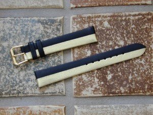 Hamilton Ventura Gold and Black Strap Watch