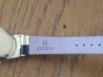 Hamilton Ventura Gold and Black Strap Watch