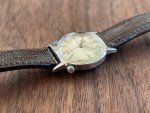 Hamilton Vintage Regulus Steel Dial Clock