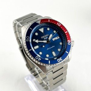 Seiko 5 Sports Automatic Watch - Blue Dial Men's