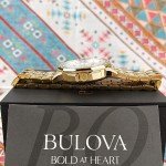 Bulova Crystal Octova Gold-Tone Men's Watch