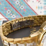 Bulova Crystal Octova Gold-Tone Men's Watch