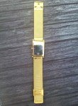 Vintage Men's Watch with Champagne Dial & Milanese Band