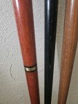 Set of 3 Vintage Brass Walking Sticks