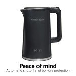 Hamilton Beach Electric Tea Kettle - Vintage Black