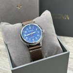 Bulova A-11 Hack Blue Dial Men's Watch