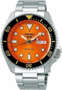 Vintage Seiko 5 Sports Automatic Watch - Orange