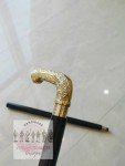 Vintage Brass Handle Men's Walking Cane