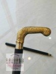 Vintage Brass Handle Men's Walking Cane