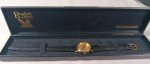 Wittnauer Vintage Gold Tone Pegasus Leather Watch