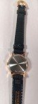 Wittnauer Vintage Gold Tone Pegasus Leather Watch