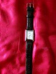 Rare Seiko Vintage Slim Tank Leather Watch