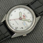 Vintage Seiko 5 Automatic Men's Watch - White Dial