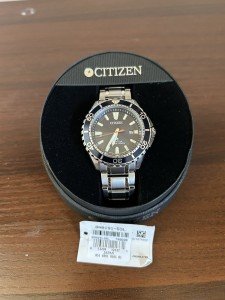 Citizen Eco-Drive Blue Dial Stainless Steel Watch