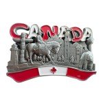 Canada Souvenir Fridge Magnet: CN Tower & More