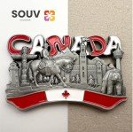 Canada Souvenir Fridge Magnet: CN Tower & More