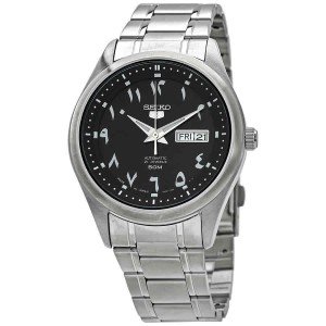 SEIKO 5 Automatic Black Dial Men's Watch