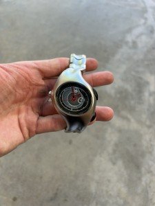 Futuristic Vintage Y2K Stainless Steel Watch