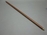 Vintage Brass Handle Wooden Walking Stick Cane